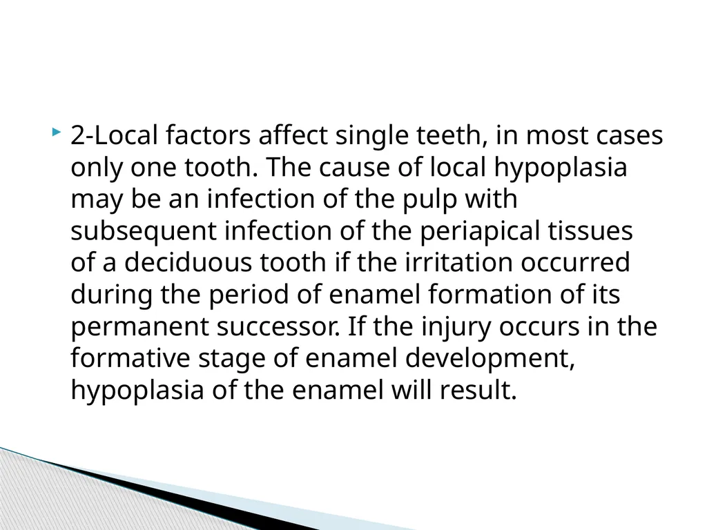 AMELOGENESIS According to their function, the life - slide 46 of 48