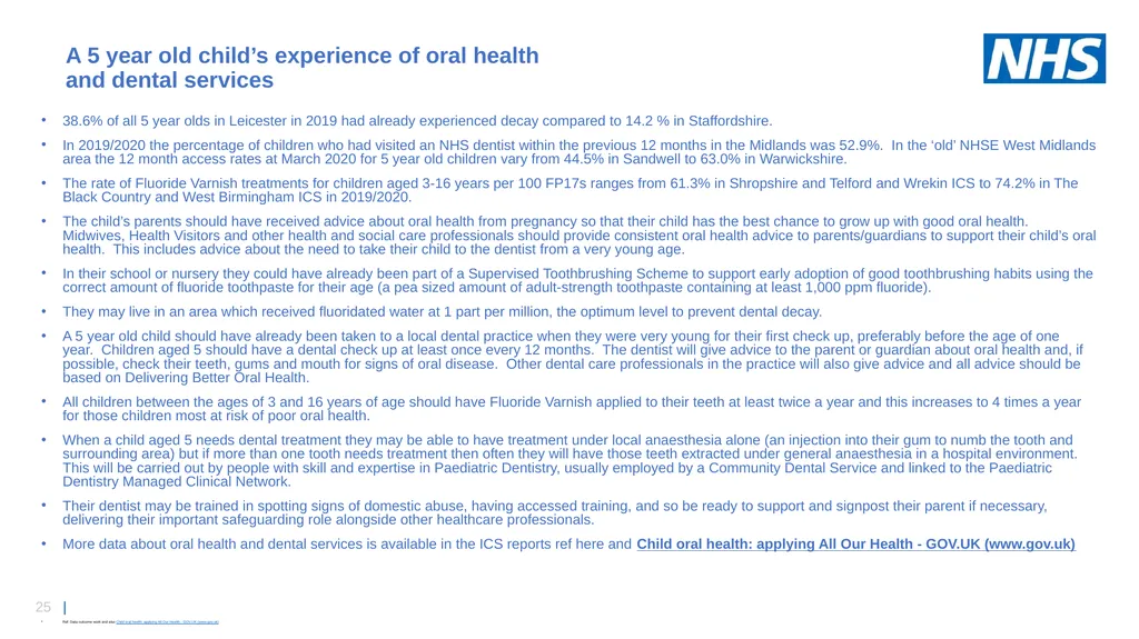 NHS England Midlands Region Dental Strategy - slide 25 of 41