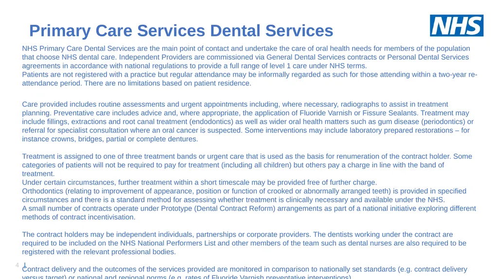 NHS England Midlands Region Dental Strategy - slide 4 of 41