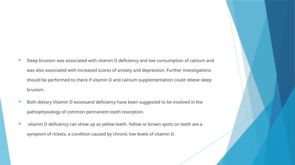 l م.م هبة خزعل vitamin D has been associated with - slide 6 of 14