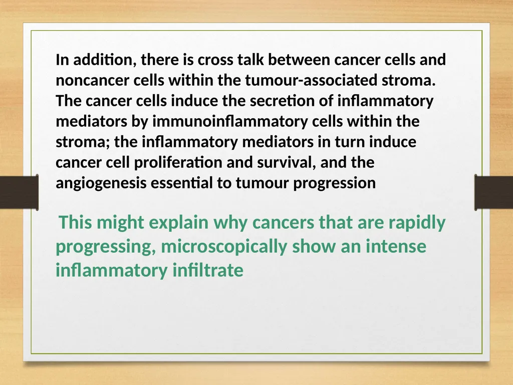 Role of Inflammation in Oral cancer - slide 9 of 35