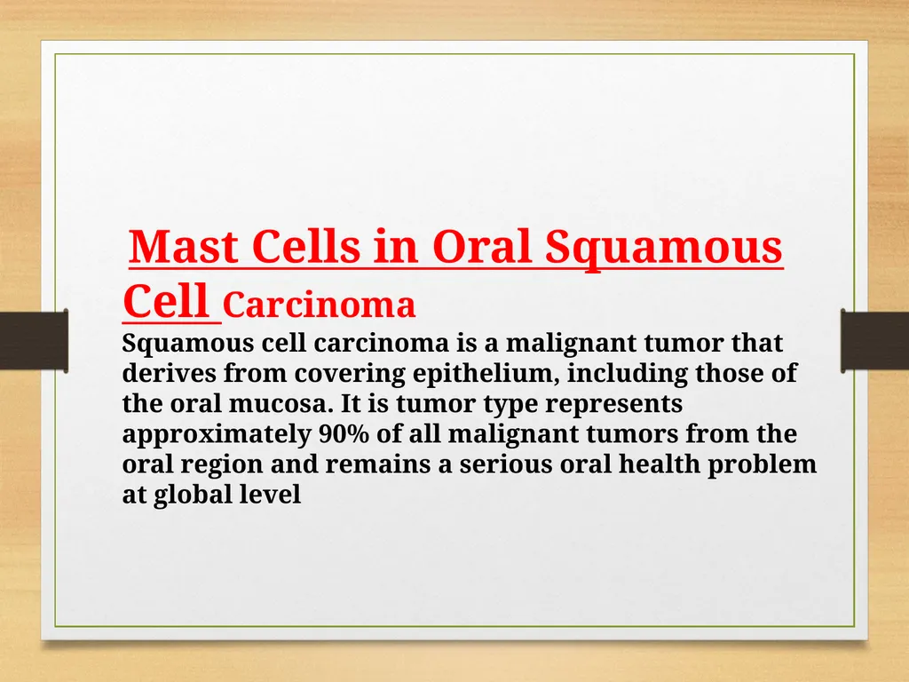 Role of Inflammation in Oral cancer - slide 27 of 35