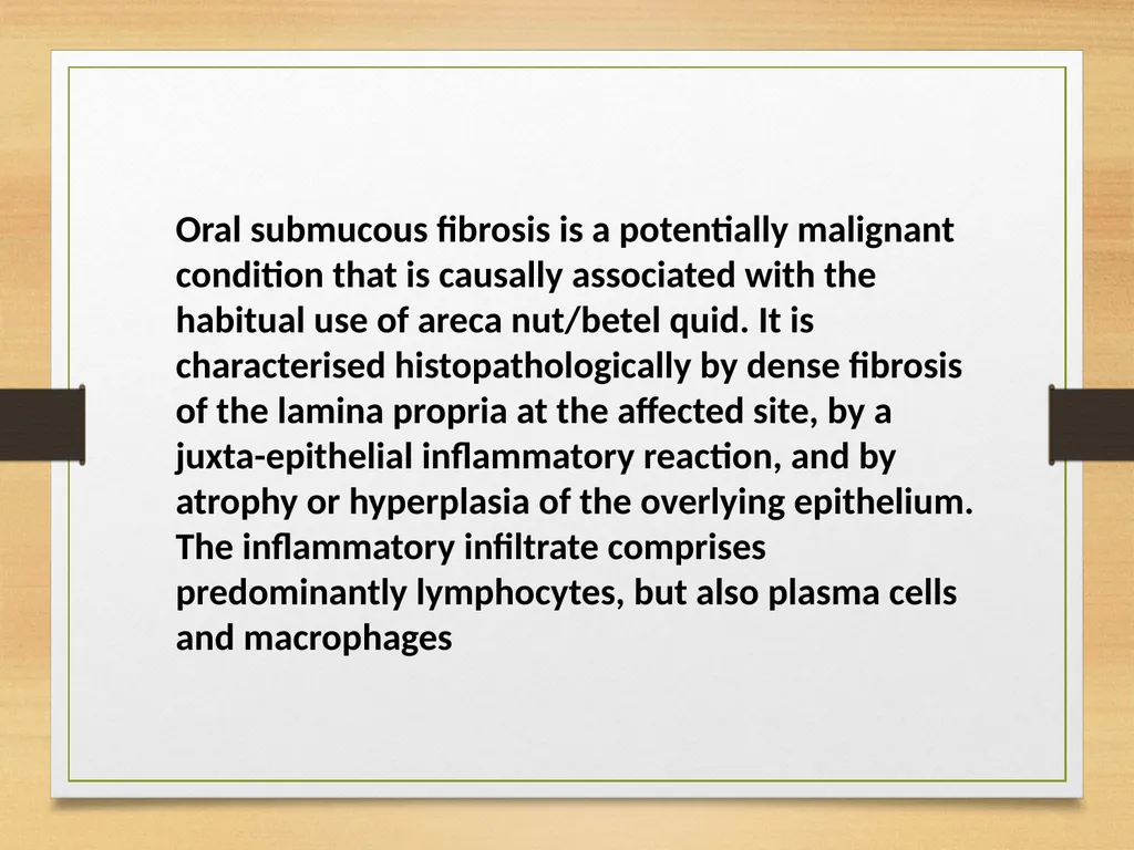 Role of Inflammation in Oral cancer - slide 23 of 35