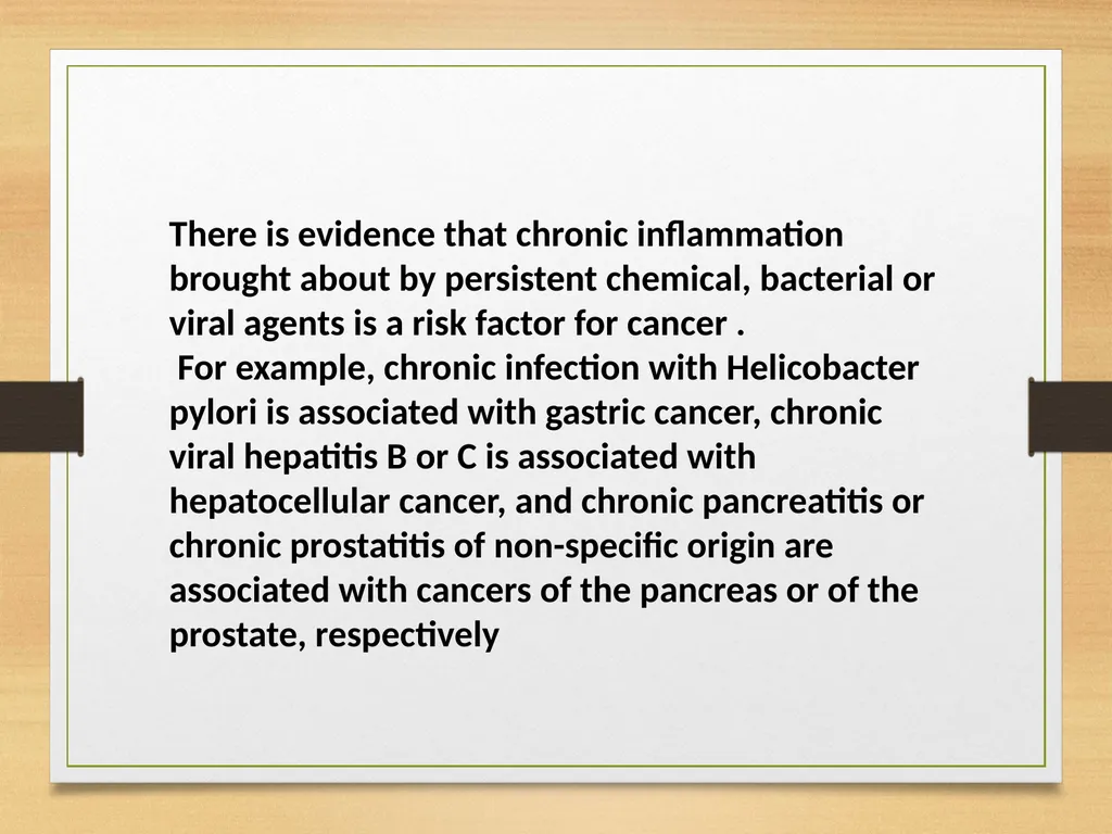 Role of Inflammation in Oral cancer - slide 2 of 35