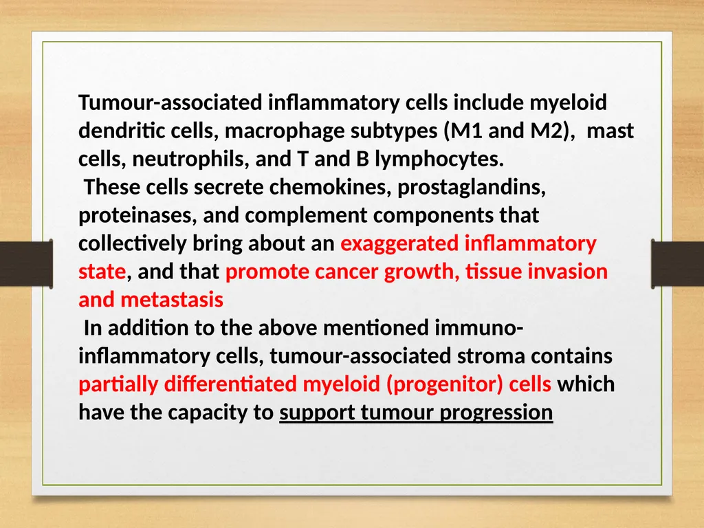 Role of Inflammation in Oral cancer - slide 14 of 35