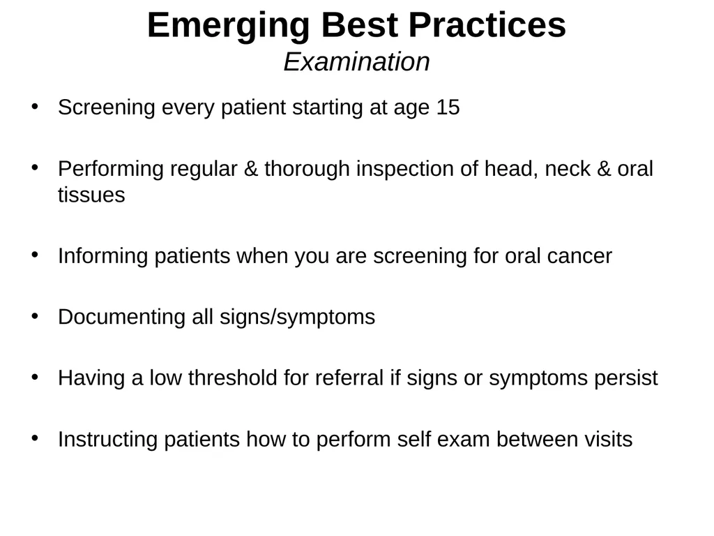 HPV & Oropharyngeal Cancer Mahnaz Fatahzadeh, DMD - slide 18 of 20