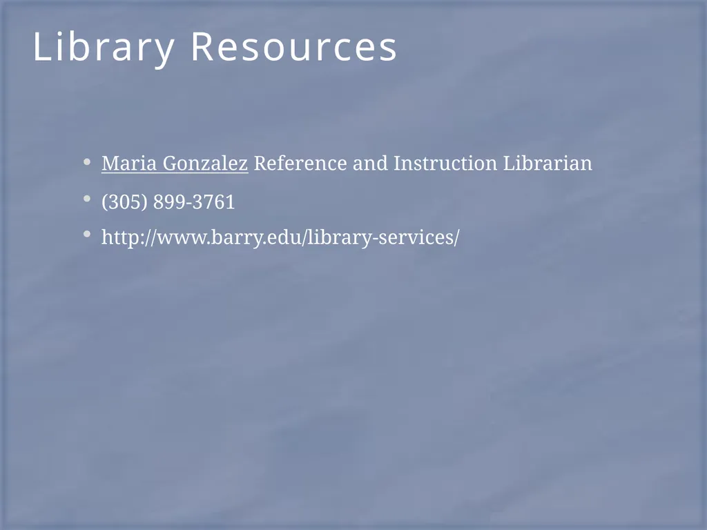 Welcome to Barry University! PACE - Professional - slide 9 of 14