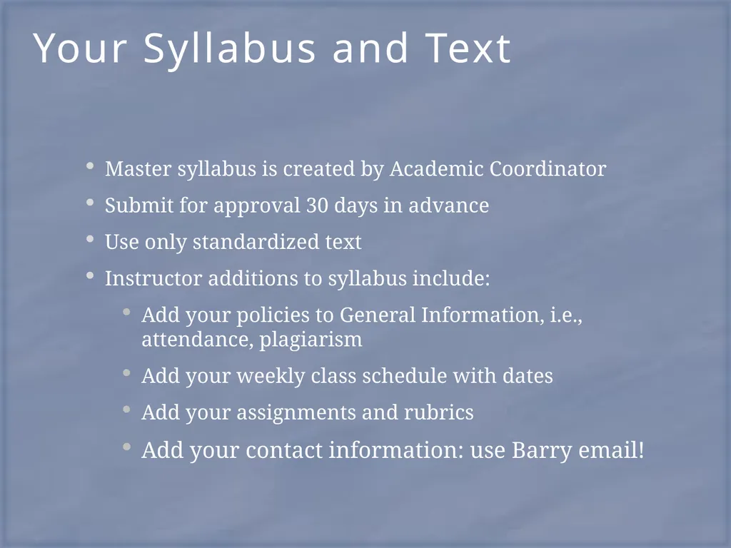 Welcome to Barry University! PACE - Professional - slide 12 of 14