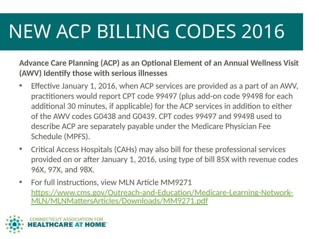 PALLIATIVE CARE & HOSPICE CARE A Comparison to - slide 28 of 35
