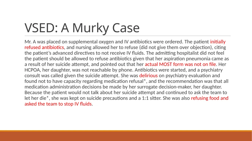 V.S.E.D. Variable Symptoms with Etiology in the - slide 17 of 30