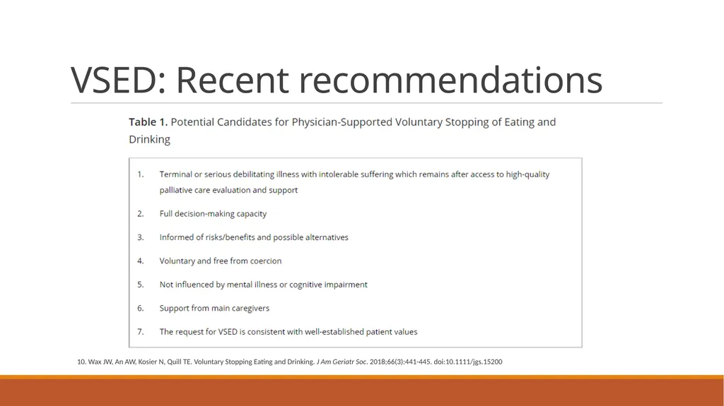 V.S.E.D. Variable Symptoms with Etiology in the - slide 26 of 30