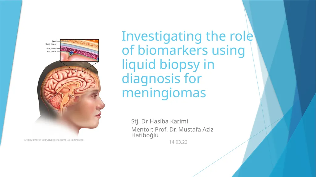 Investigating the role of biomarkers using liquid - slide 1 of 17