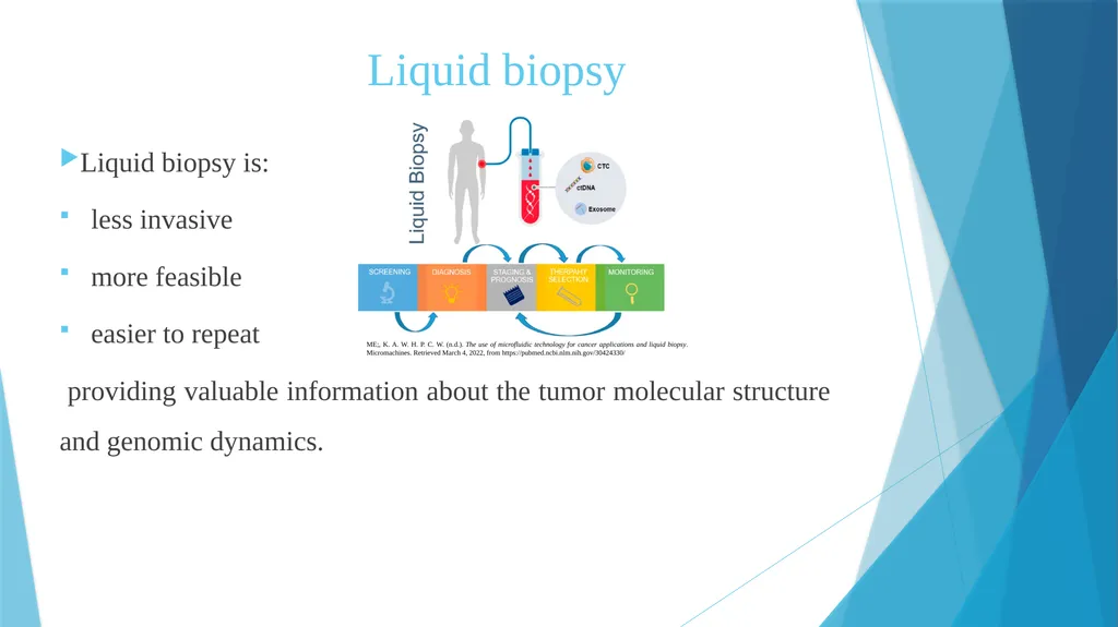 Investigating the role of biomarkers using liquid - slide 5 of 17