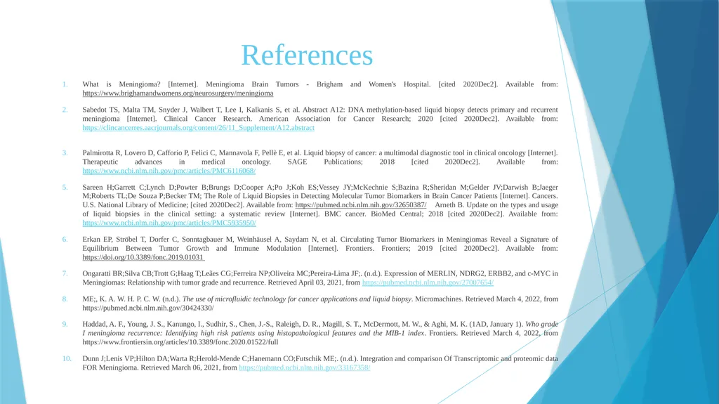 Investigating the role of biomarkers using liquid - slide 15 of 17