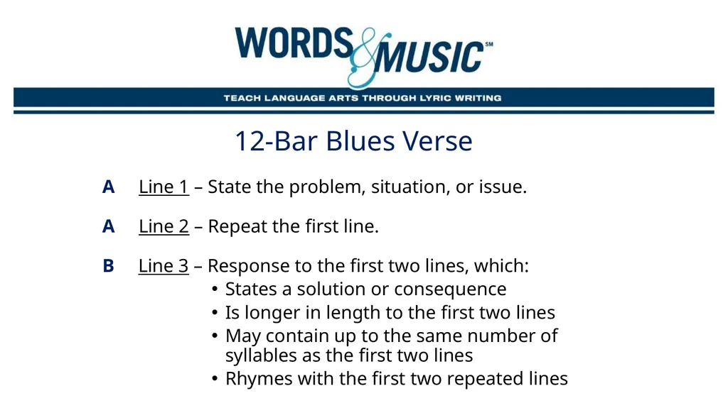 The blues Supplemental Lesson | Grades 7-12 - slide 16 of 24