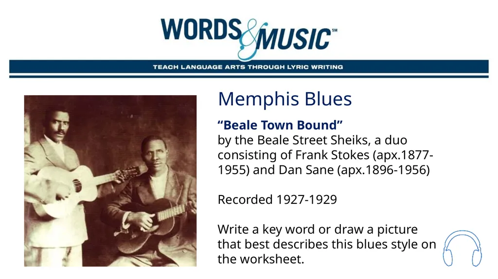 The blues Supplemental Lesson | Grades 7-12 - slide 11 of 24