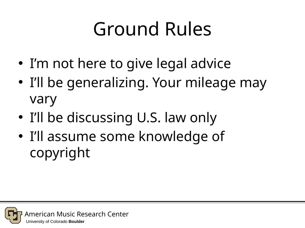 Copyright in Music and Sound Recordings - slide 2 of 30