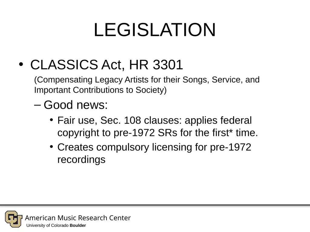 Copyright in Music and Sound Recordings - slide 25 of 30