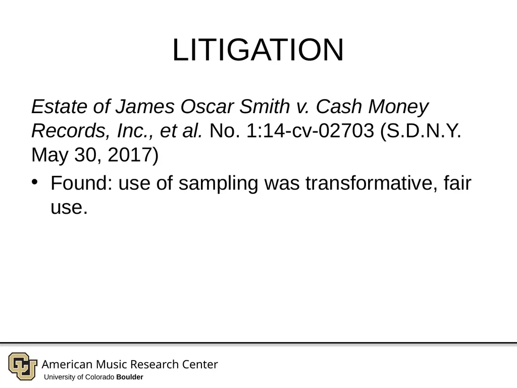 Copyright in Music and Sound Recordings - slide 21 of 30