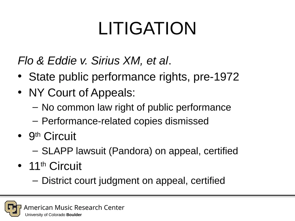Copyright in Music and Sound Recordings - slide 22 of 30