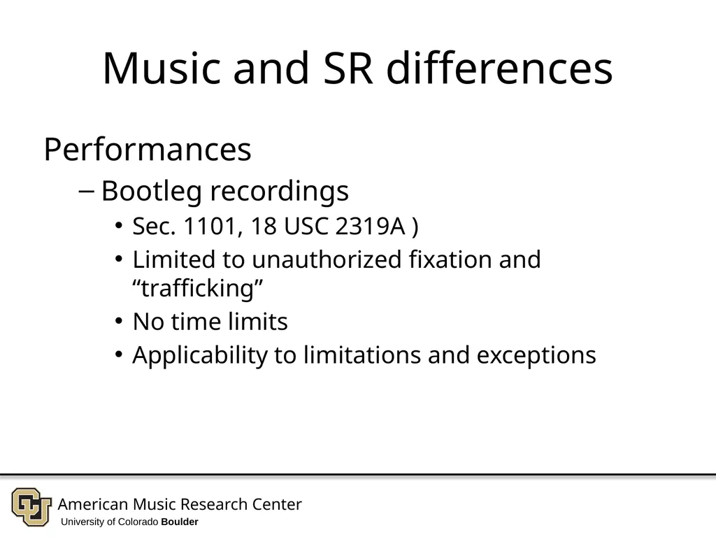 Copyright in Music and Sound Recordings - slide 9 of 30