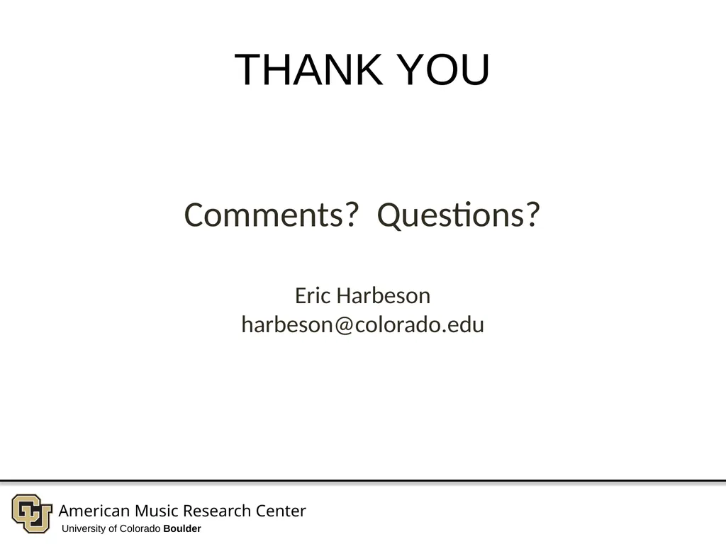 Copyright in Music and Sound Recordings - slide 30 of 30