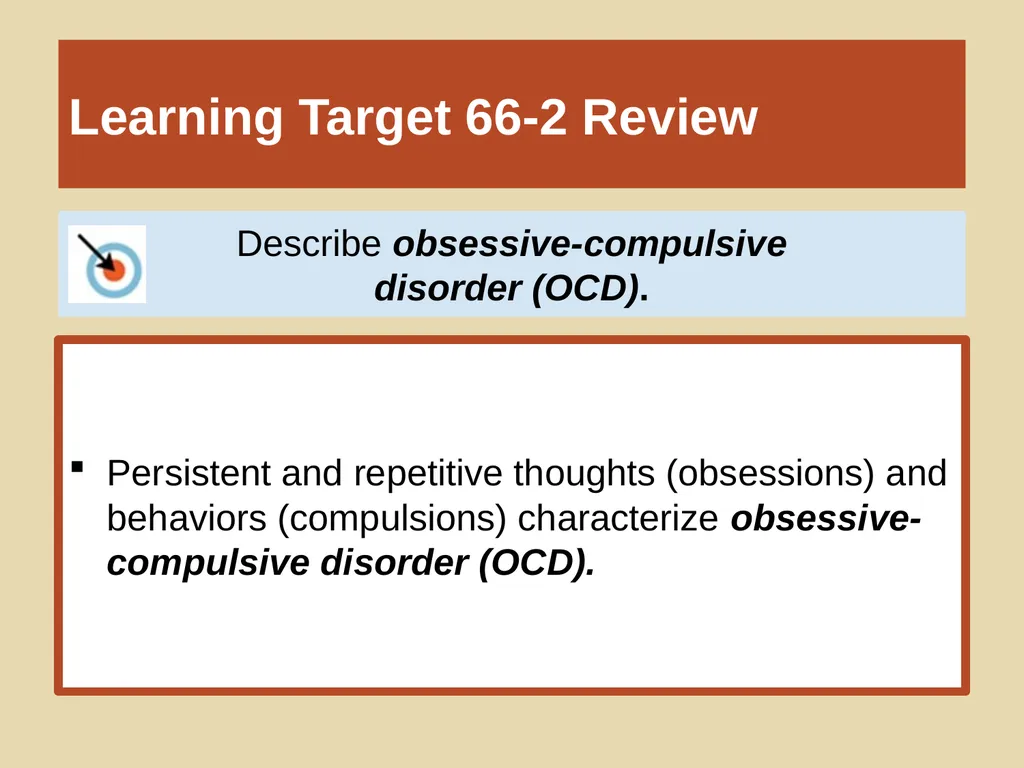 Unit 12 Abnormal Behavior Module 66 Anxiety - slide 42 of 46