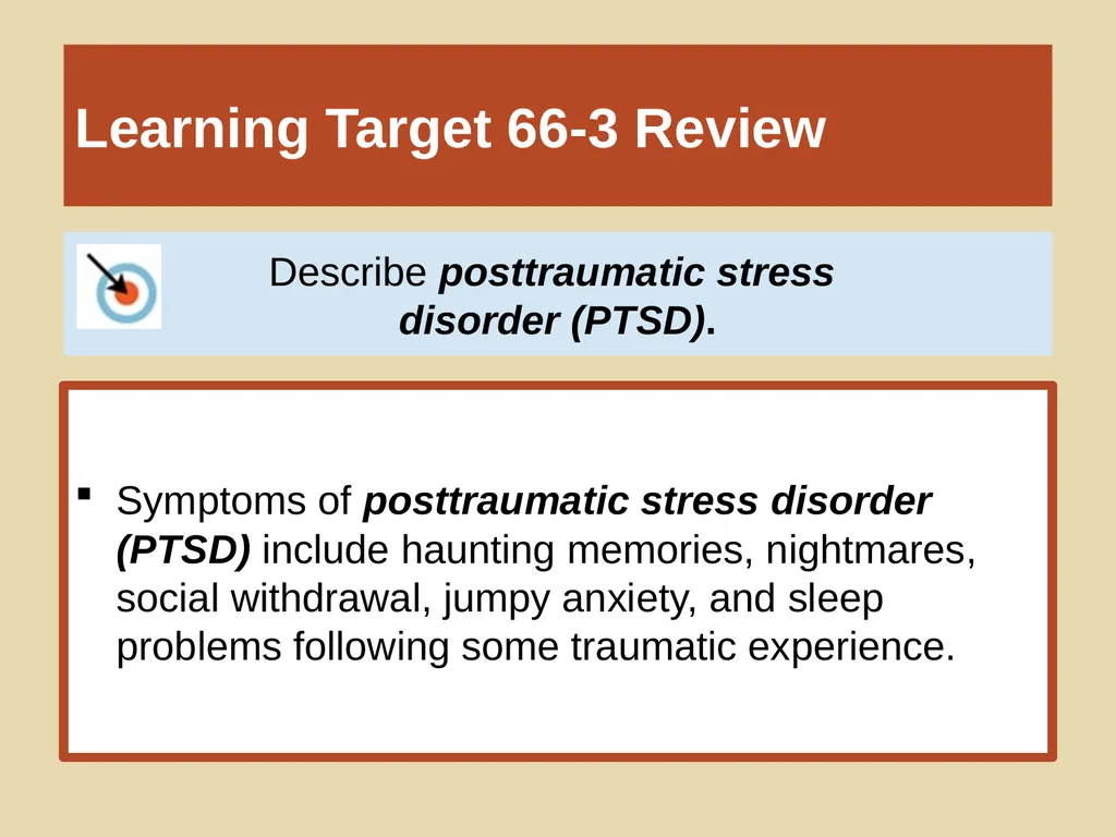 Unit 12 Abnormal Behavior Module 66 Anxiety - slide 43 of 46