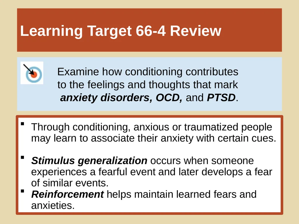 Unit 12 Abnormal Behavior Module 66 Anxiety - slide 44 of 46