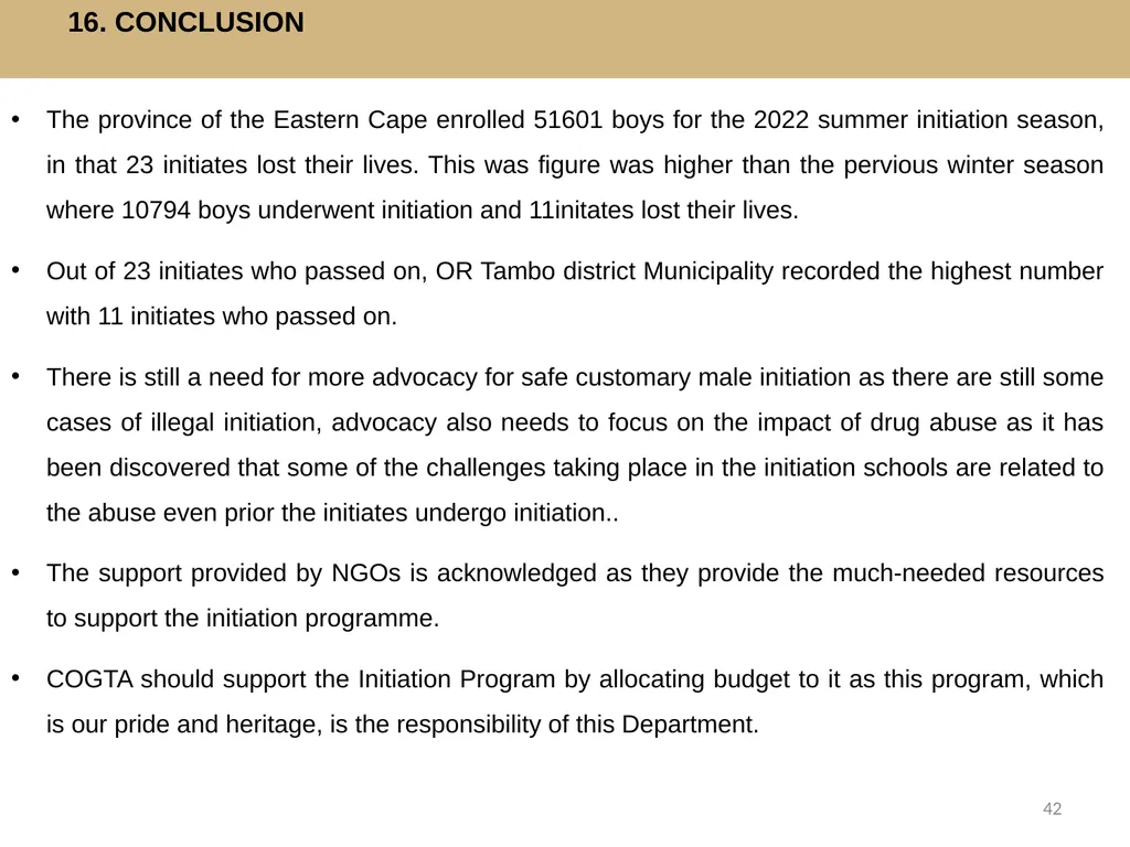 2022 SUMMER INITIATION REPORT 1 Presentation - slide 42 of 42