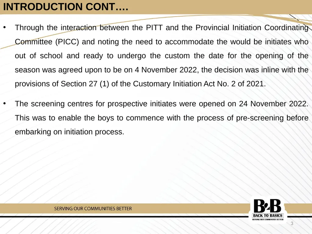 2022 SUMMER INITIATION REPORT 1 Presentation - slide 5 of 42