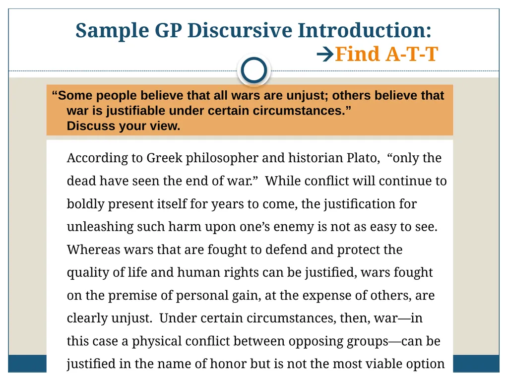 AICE: GP/9 2013-2014 Writing the AICE: General - slide 21 of 34