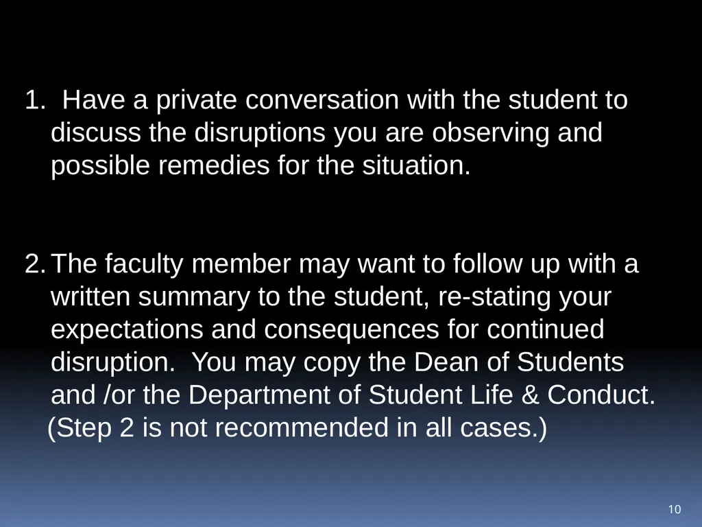 1 1 Policies and Guidelines Regarding Classroom - slide 10 of 31