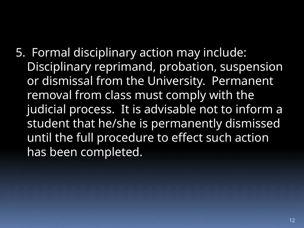 1 1 Policies and Guidelines Regarding Classroom - slide 12 of 31