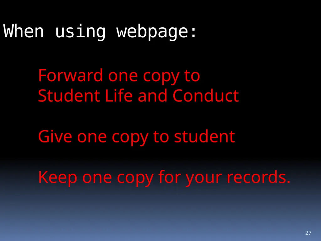 1 1 Policies and Guidelines Regarding Classroom - slide 27 of 31