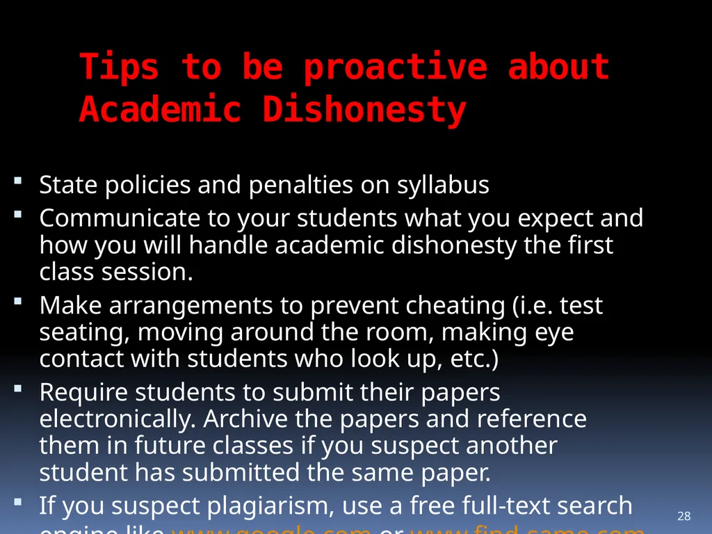 1 1 Policies and Guidelines Regarding Classroom - slide 28 of 31