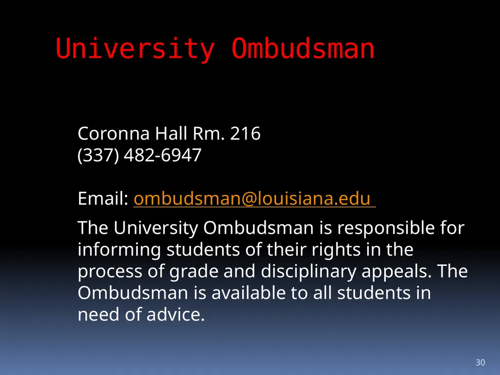 1 1 Policies and Guidelines Regarding Classroom - slide 30 of 31