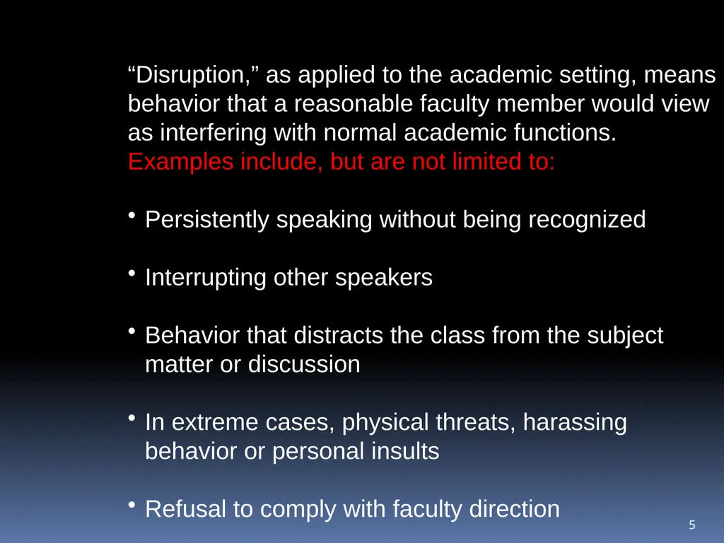 1 1 Policies and Guidelines Regarding Classroom - slide 5 of 31