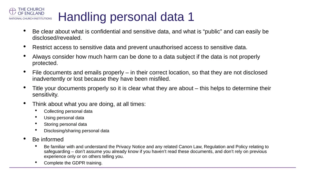Data handling in Safeguarding Madi McAllister May - slide 3 of 9