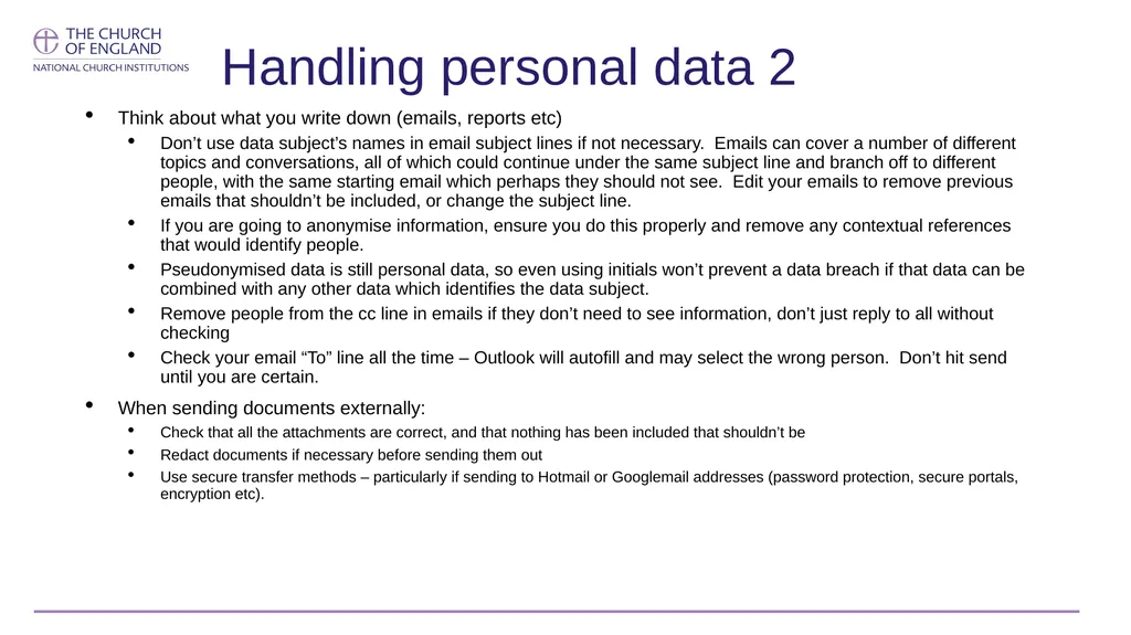 Data handling in Safeguarding Madi McAllister May - slide 4 of 9