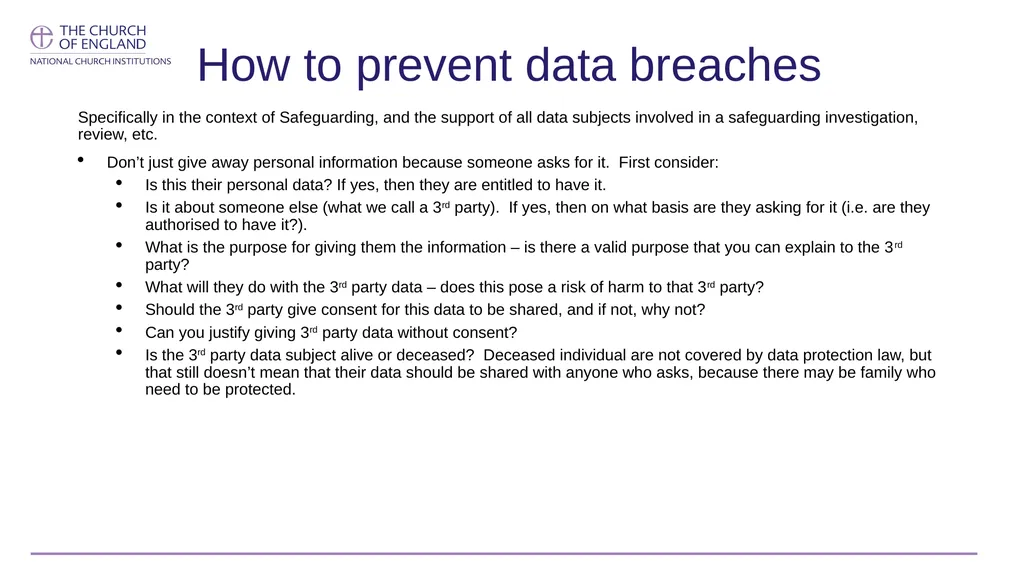 Data handling in Safeguarding Madi McAllister May - slide 6 of 9