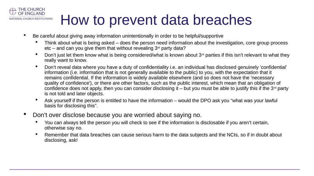 Data handling in Safeguarding Madi McAllister May - slide 7 of 9