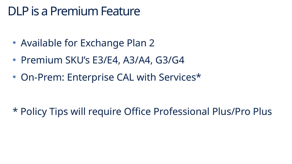 Data Loss Prevention in Office 365 Shobhit Sahay - slide 8 of 9