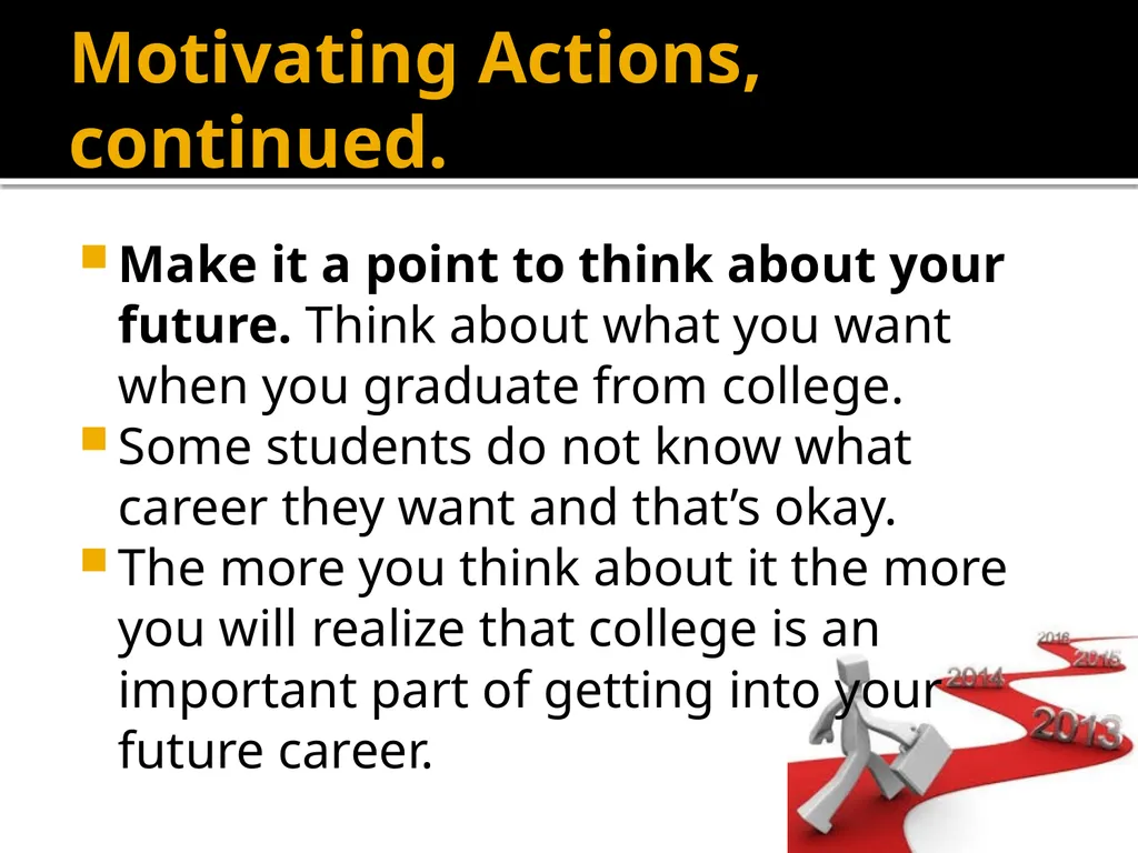 Motivation and Achieving Goals Math Study Skills, - slide 12 of 22