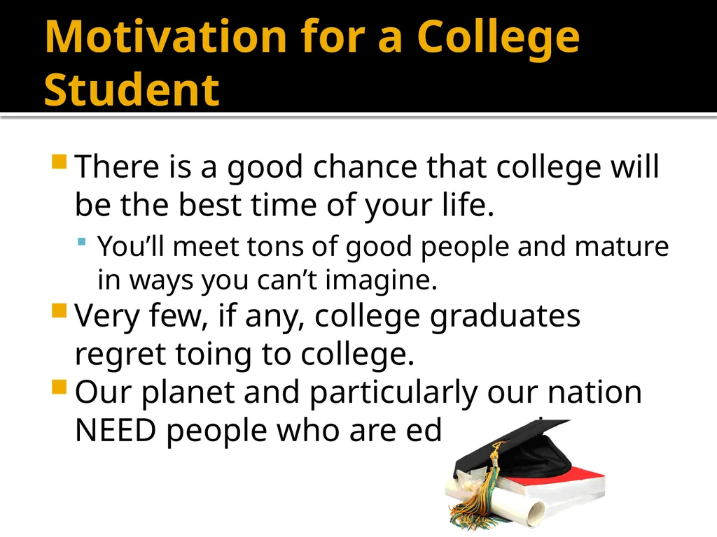 Motivation and Achieving Goals Math Study Skills, - slide 7 of 22