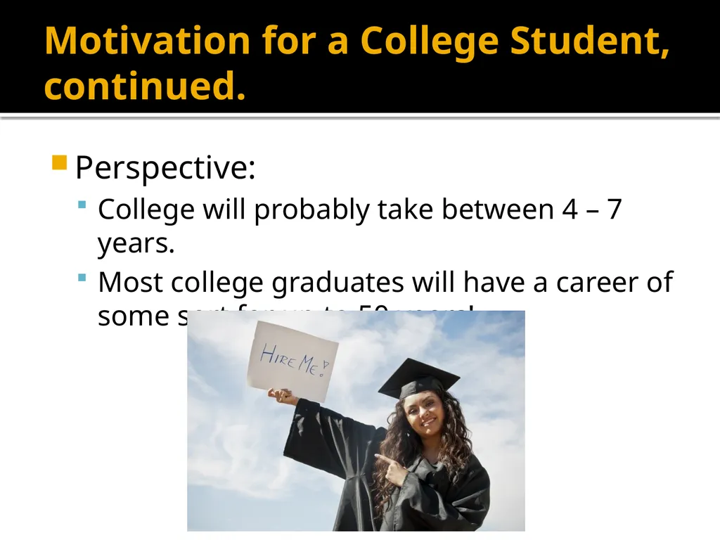 Motivation and Achieving Goals Math Study Skills, - slide 8 of 22