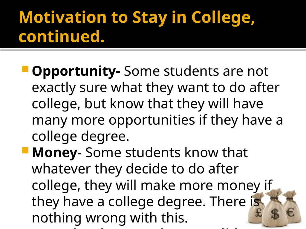 Motivation and Achieving Goals Math Study Skills, - slide 4 of 22
