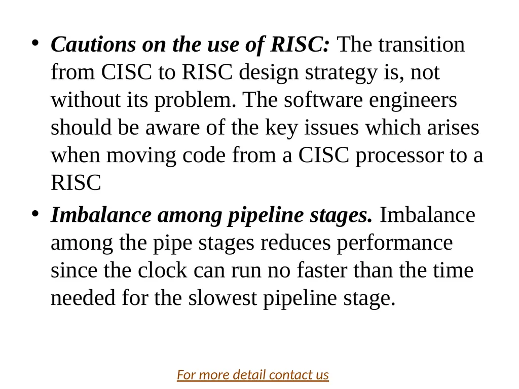 Interrupt Processing Sequence The X86 processors - slide 10 of 10