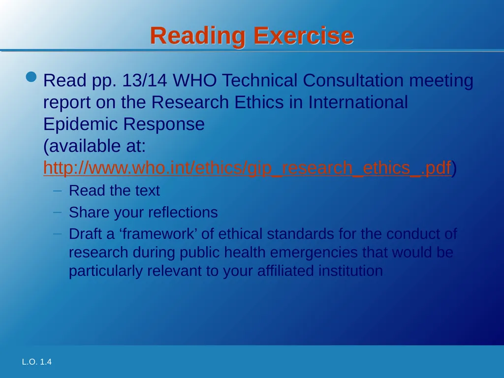 Learning Objective 1.4 Identify the shortcomings - slide 11 of 14