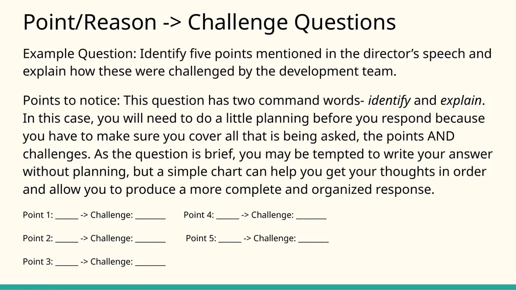 Paper 2: Reading Comprehension AICE English - slide 9 of 21